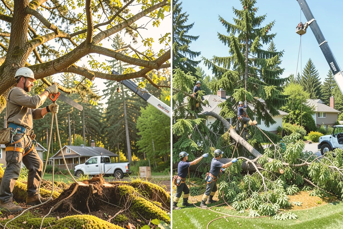Emergency on-call arborist in Fife, Pierce County, WA - Gather site and tree information