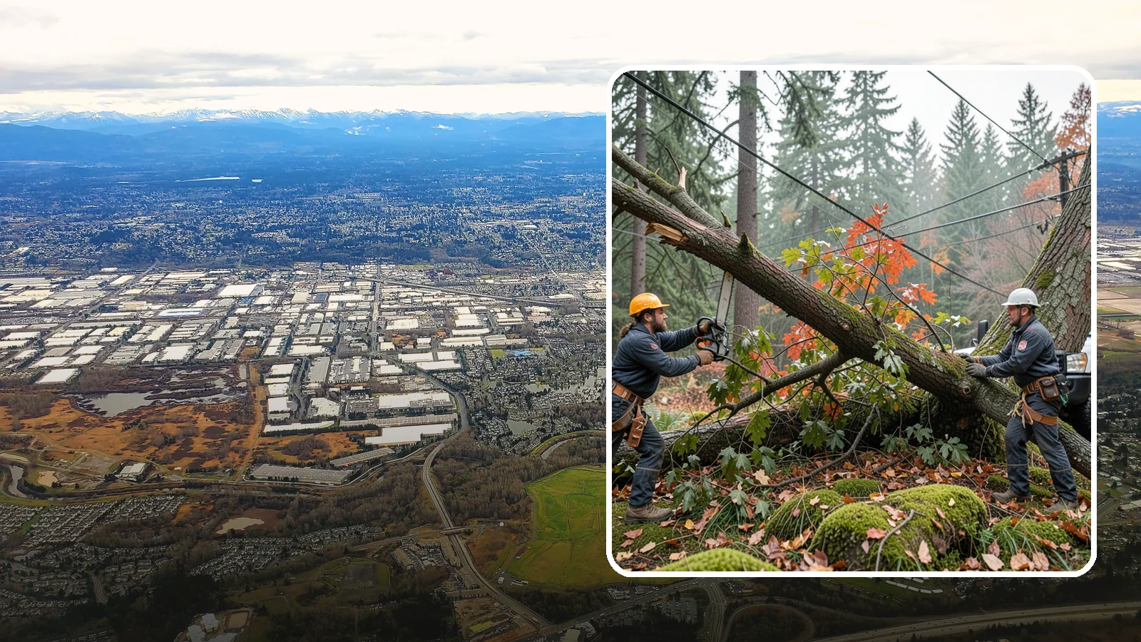 Emergency on-call arborist in Kent, King County, WA - On-call access to an arborist for urgent situations.