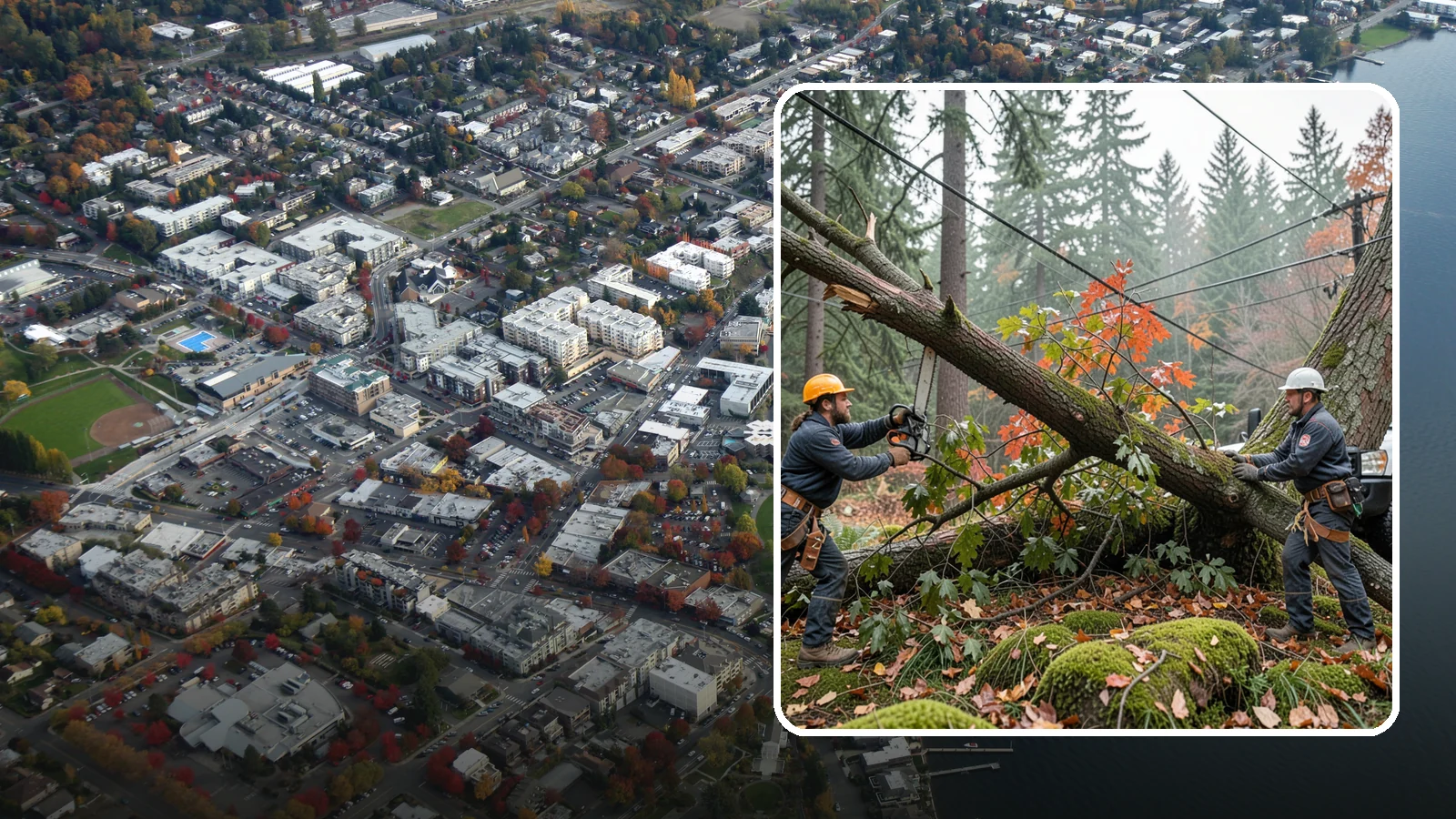 Emergency on-call arborist in Kirkland, King County, WA - On-call access to an arborist for urgent situations.