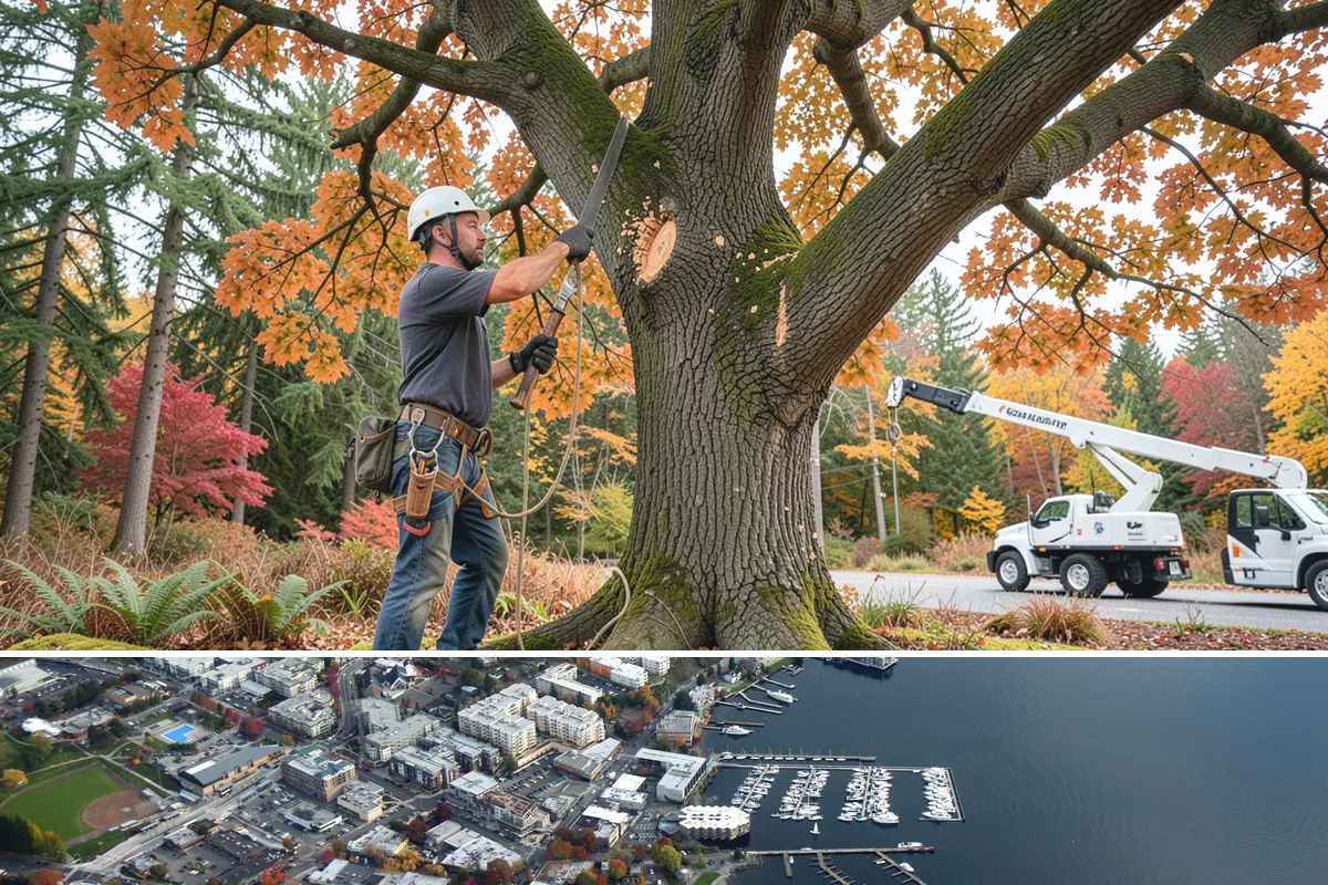 Emergency on-call arborist in Kirkland, King County, WA - This service can be performed year-round in Puget Sound weather but may face logistical challenges during heavy rain or snow that...