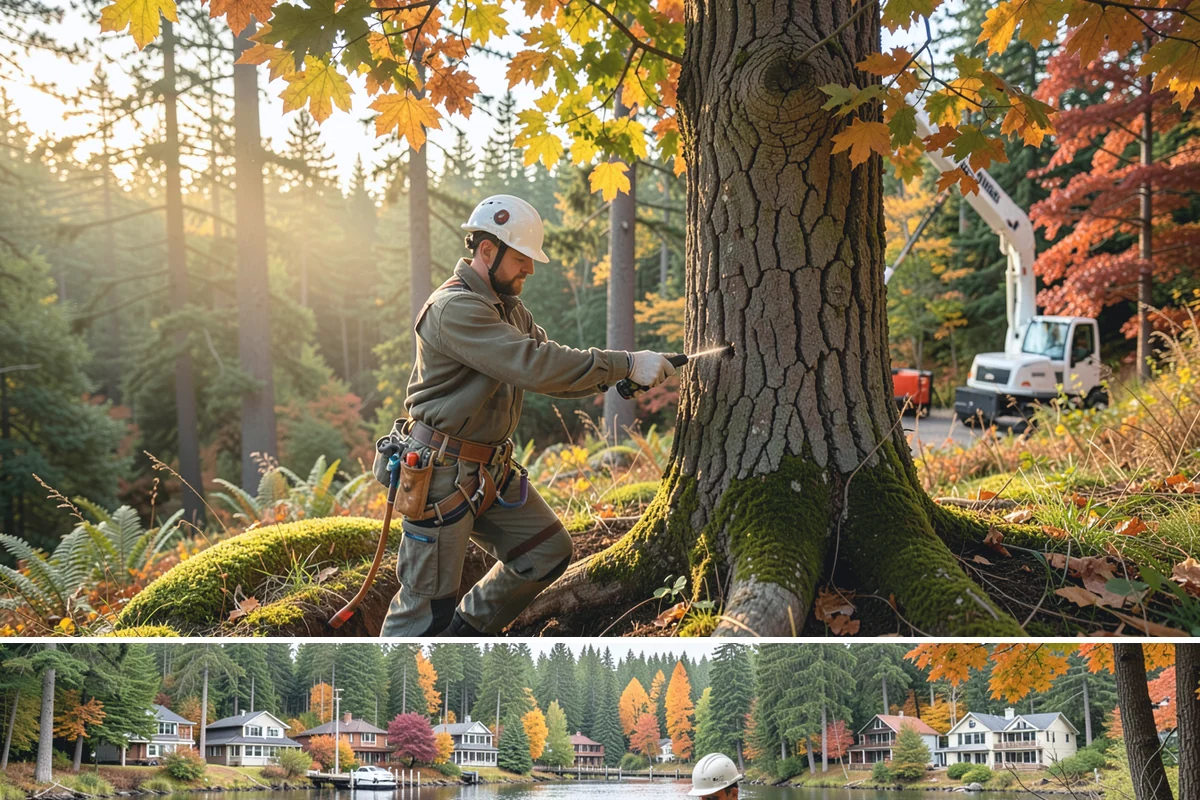 Emergency on-call arborist in La Conner, Skagit County, WA - This service can be performed year-round in Puget Sound weather but may face logistical challenges during heavy rain or snow that...