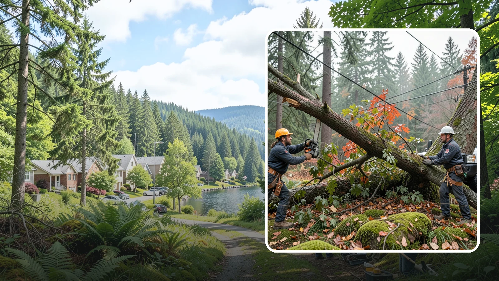 Emergency on-call arborist in Lake Forest Park, King County, WA - On-call access to an arborist for urgent situations.