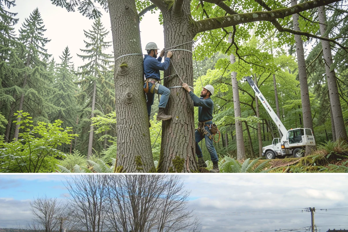 Emergency on-call arborist in Langley, Island County, WA - This service can be performed year-round in Puget Sound weather but may face logistical challenges during heavy rain or snow that...
