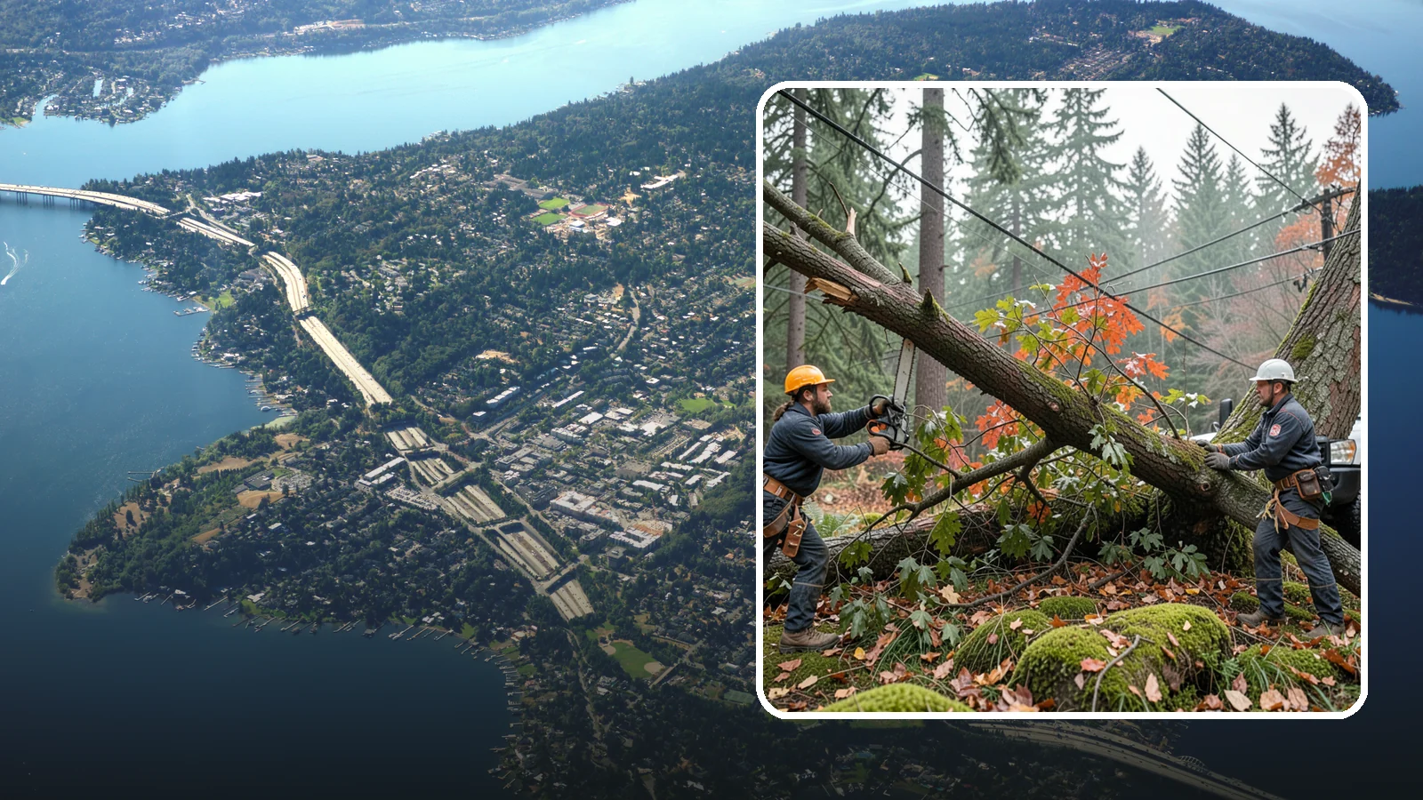 Emergency on-call arborist in Mercer Island, King County, WA - On-call access to an arborist for urgent situations.