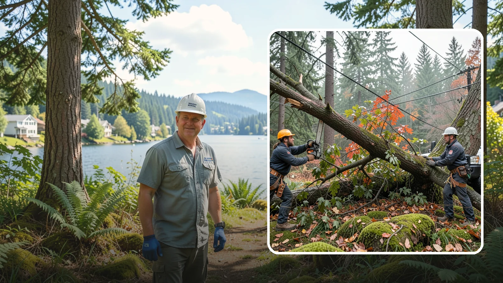 Emergency on-call arborist in Milton, King County, WA - On-call access to an arborist for urgent situations.