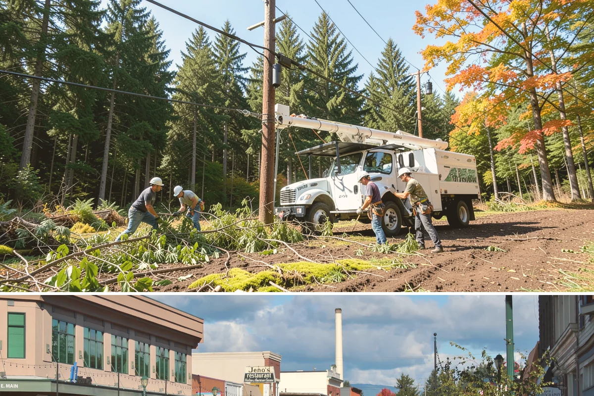 Emergency on-call arborist in Monroe, Snohomish County, WA - This service can be performed year-round in Puget Sound weather but may face logistical challenges during heavy rain or snow that...