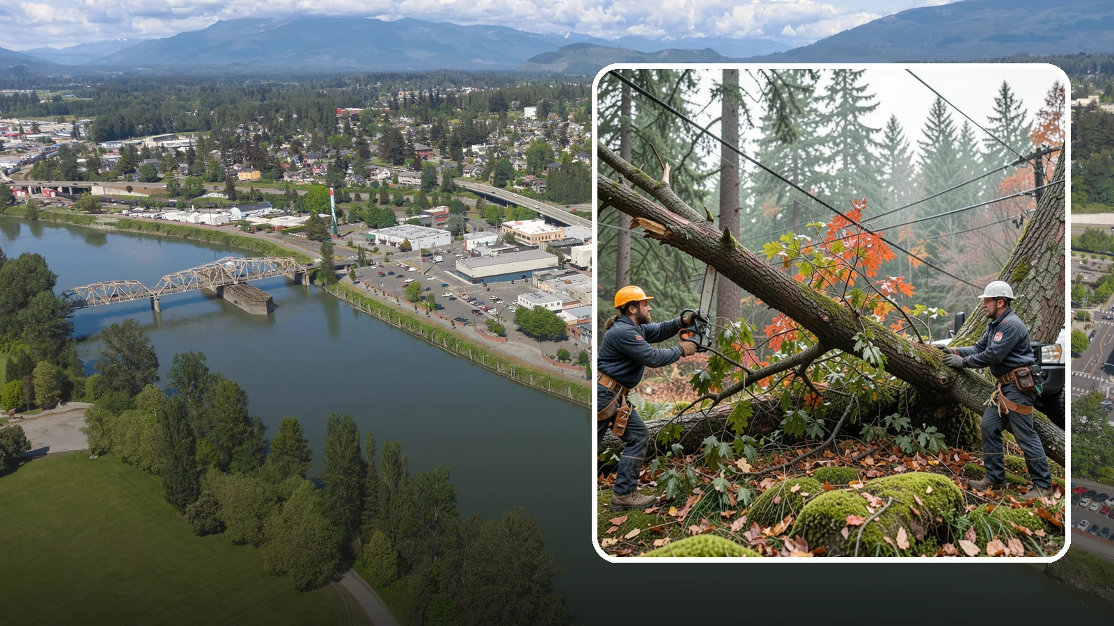 Emergency on-call arborist in Mount Vernon, Skagit County, WA - On-call access to an arborist for urgent situations.