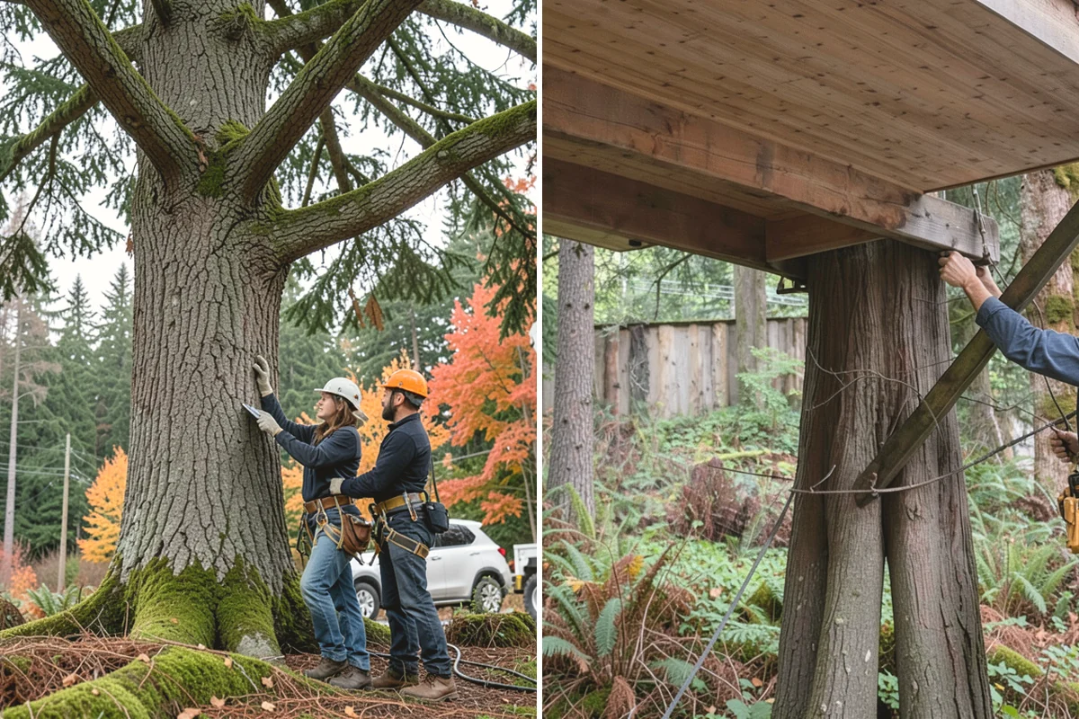Emergency on-call arborist in Mukilteo, Snohomish County, WA - Gather site and tree information