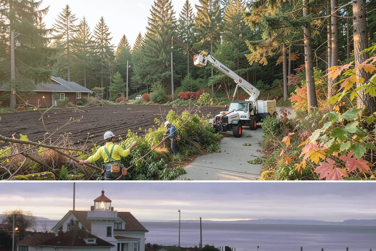 Emergency on-call arborist in Mukilteo, Snohomish County, WA - This service can be performed year-round in Puget Sound weather but may face logistical challenges during heavy rain or snow that...