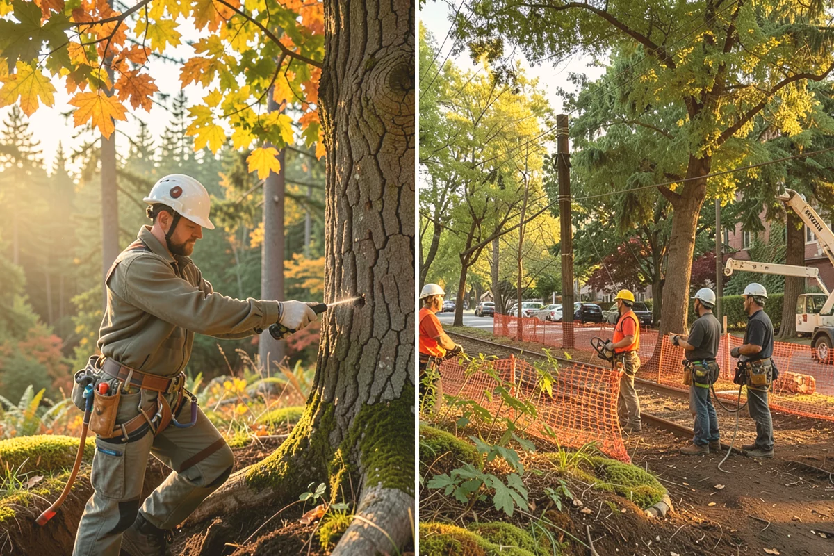 Emergency on-call arborist in Newcastle, King County, WA - Gather site and tree information