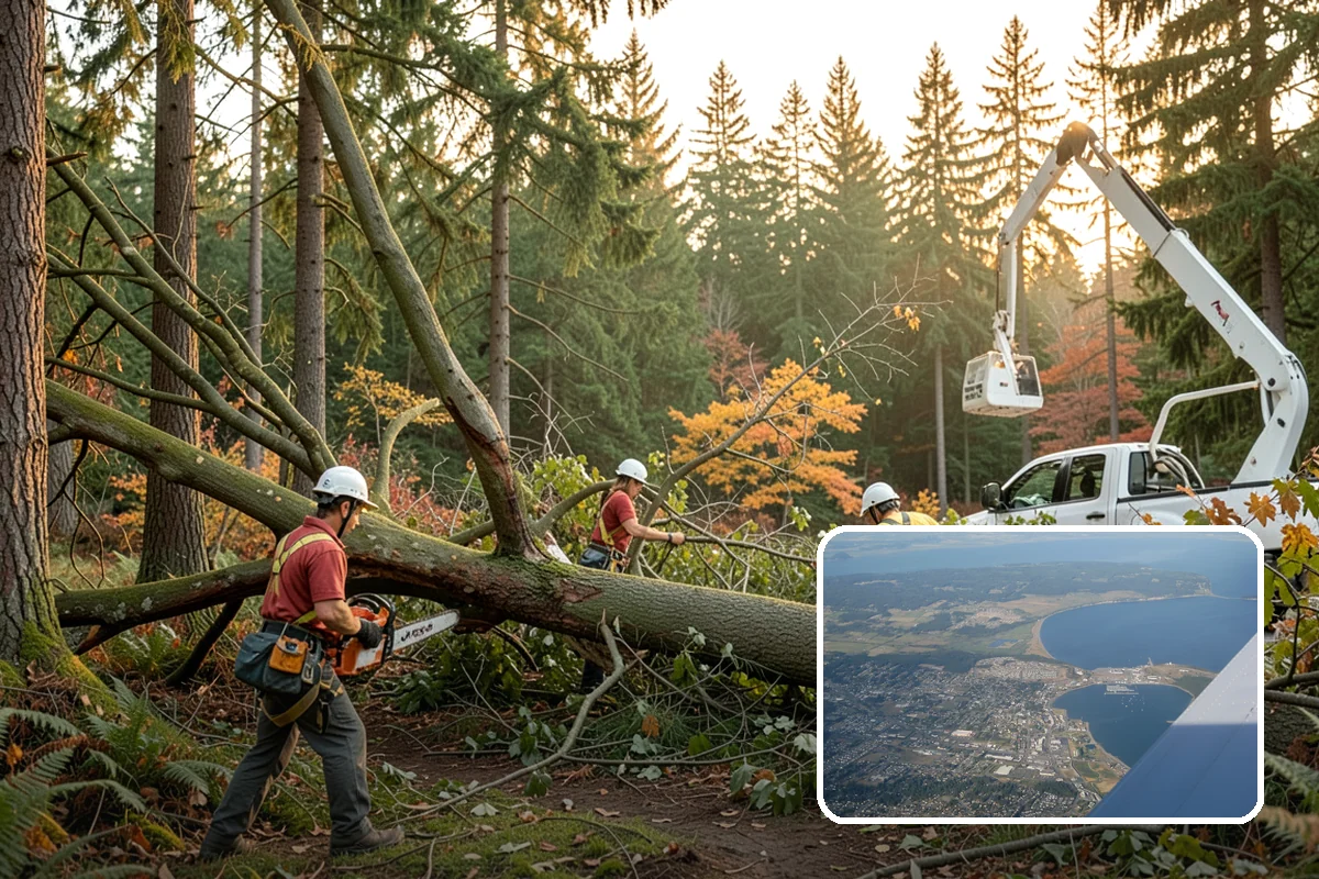 Emergency on-call arborist in Oak Harbor, Island County, WA - Provides expert, objective guidance