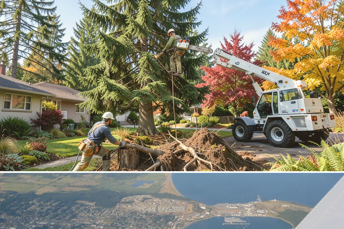 Emergency on-call arborist in Oak Harbor, Island County, WA - This service can be performed year-round in Puget Sound weather but may face logistical challenges during heavy rain or snow that...