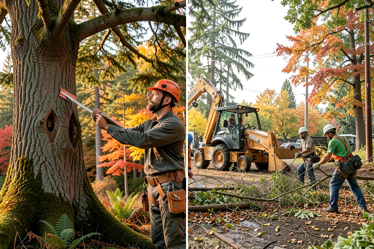Emergency on-call arborist in Pacific, King County, WA - Gather site and tree information