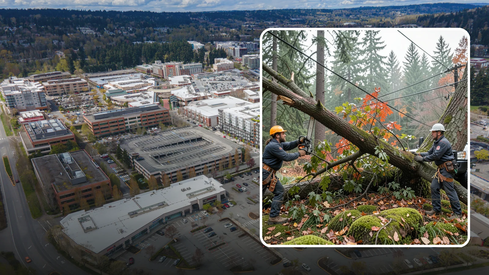 Emergency on-call arborist in Redmond, King County, WA - On-call access to an arborist for urgent situations.