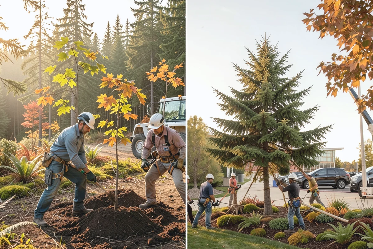 Emergency on-call arborist in Roy, Pierce County, WA - Gather site and tree information