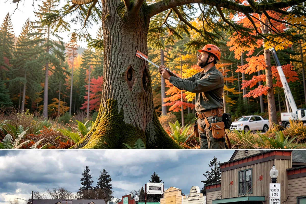 Emergency on-call arborist in Roy, Pierce County, WA - This service can be performed year-round in Puget Sound weather but may face logistical challenges during heavy rain or snow that...