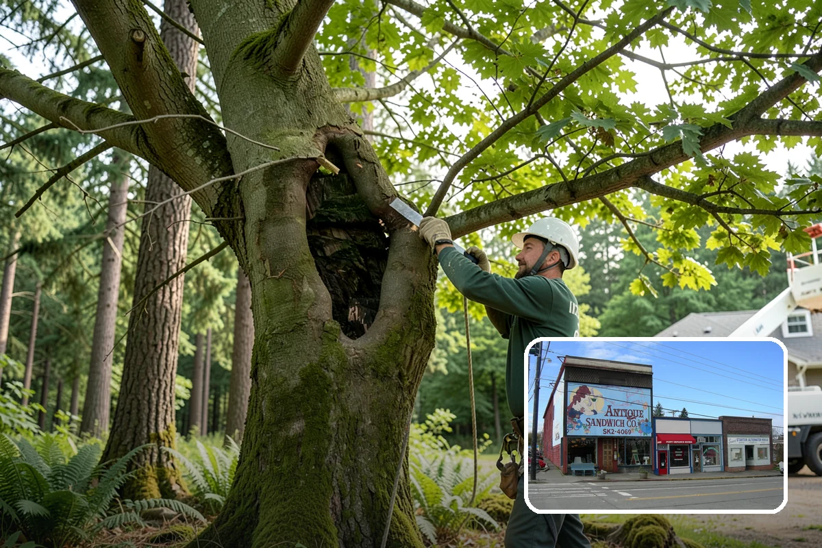 Emergency on-call arborist in Ruston, Pierce County, WA - Provides expert, objective guidance