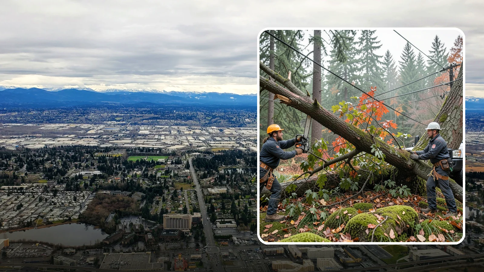 Emergency on-call arborist in SeaTac, King County, WA - On-call access to an arborist for urgent situations.