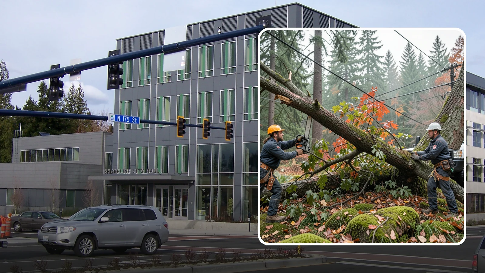 Emergency on-call arborist in Shoreline, King County, WA - On-call access to an arborist for urgent situations.
