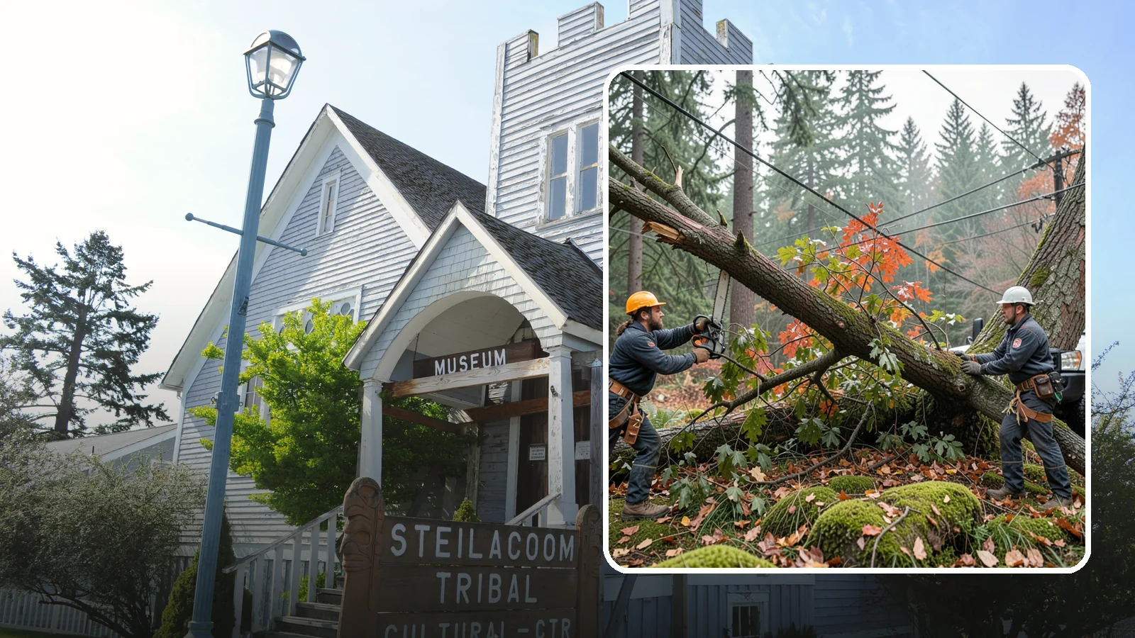 Emergency on-call arborist in Steilacoom, Pierce County, WA - On-call access to an arborist for urgent situations.
