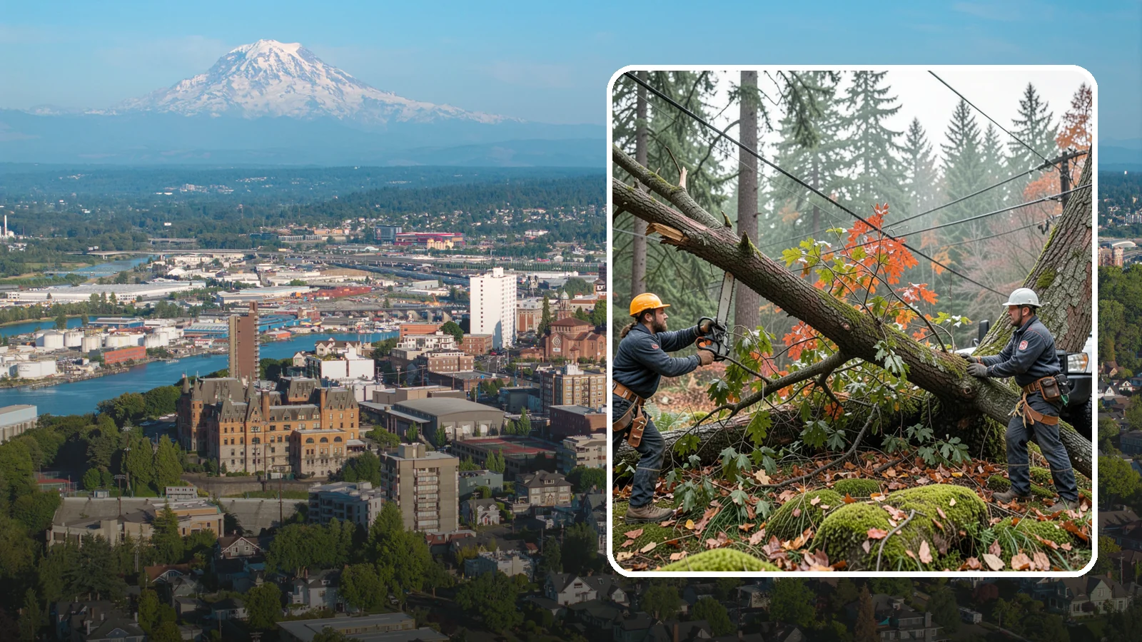Emergency on-call arborist in Tacoma, Pierce County, WA - On-call access to an arborist for urgent situations.