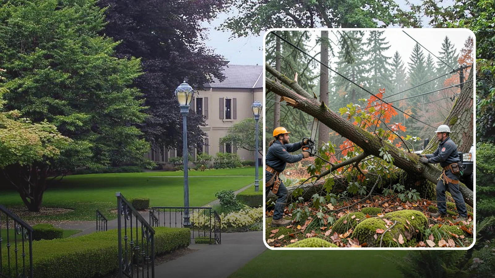 Emergency on-call arborist in Woodinville, King County, WA - On-call access to an arborist for urgent situations.
