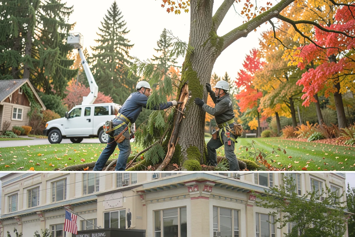 Emergency storm cleanup in Anacortes, Skagit County, WA - This service is performed year-round during severe weather events in the Puget Sound region rather than being restricted to a...