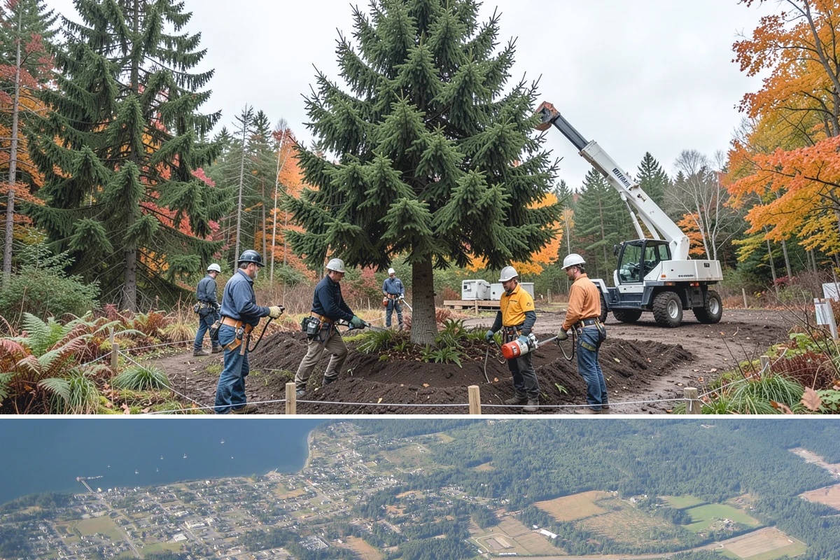 Emergency storm cleanup in Coupeville, Island County, WA - This service is performed year-round during severe weather events in the Puget Sound region rather than being restricted to a...