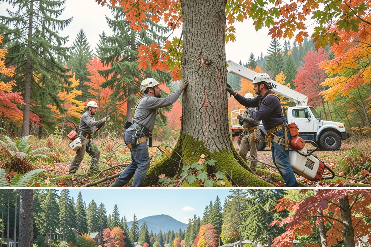 Emergency storm cleanup in Covington, King County, WA - This service is performed year-round during severe weather events in the Puget Sound region rather than being restricted to a...