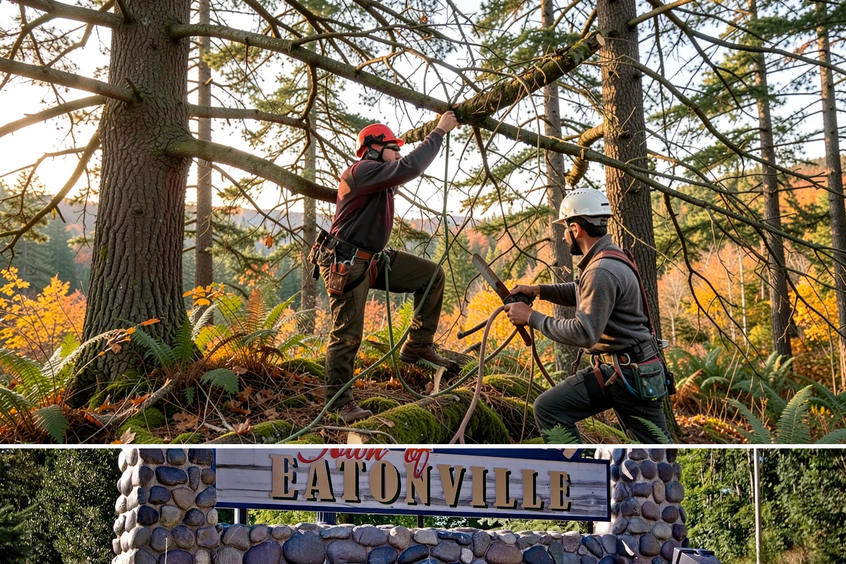 Emergency storm cleanup in Eatonville, Pierce County, WA - This service is performed year-round during severe weather events in the Puget Sound region rather than being restricted to a...