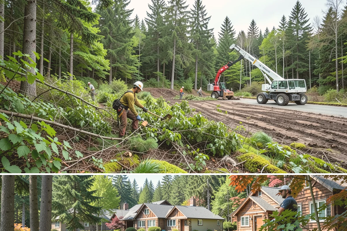 Emergency storm cleanup in Edgewood, Pierce County, WA - This service is performed year-round during severe weather events in the Puget Sound region rather than being restricted to a...