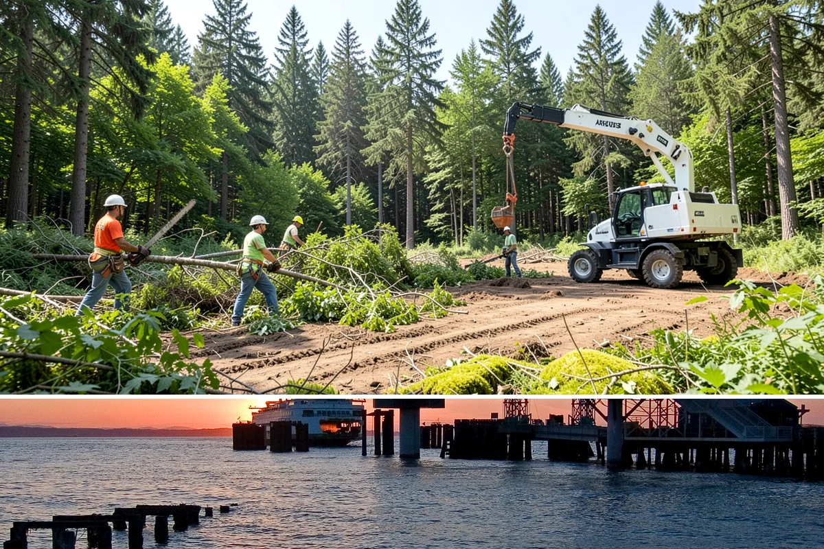 Emergency storm cleanup in Edmonds, Snohomish County, WA - This service is performed year-round during severe weather events in the Puget Sound region rather than being restricted to a...