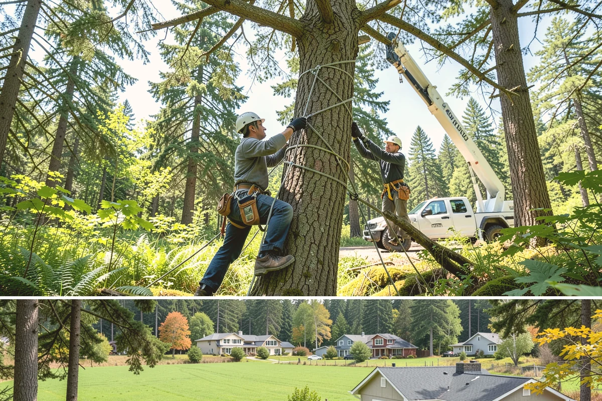 Emergency storm cleanup in Lyman, Skagit County, WA - This service is performed year-round during severe weather events in the Puget Sound region rather than being restricted to a...
