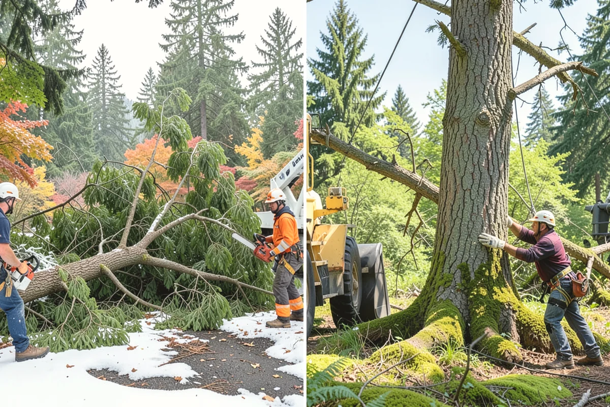 Emergency storm cleanup in Monroe, Snohomish County, WA - Assess damage and immediate hazards