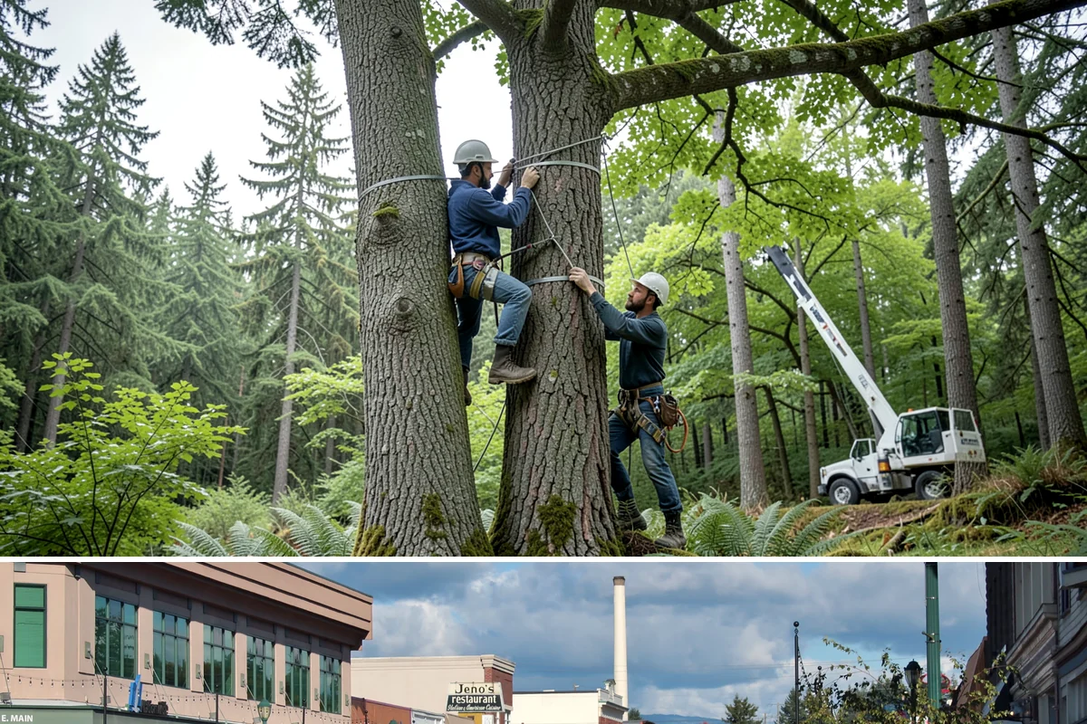 Emergency storm cleanup in Monroe, Snohomish County, WA - This service is performed year-round during severe weather events in the Puget Sound region rather than being restricted to a...