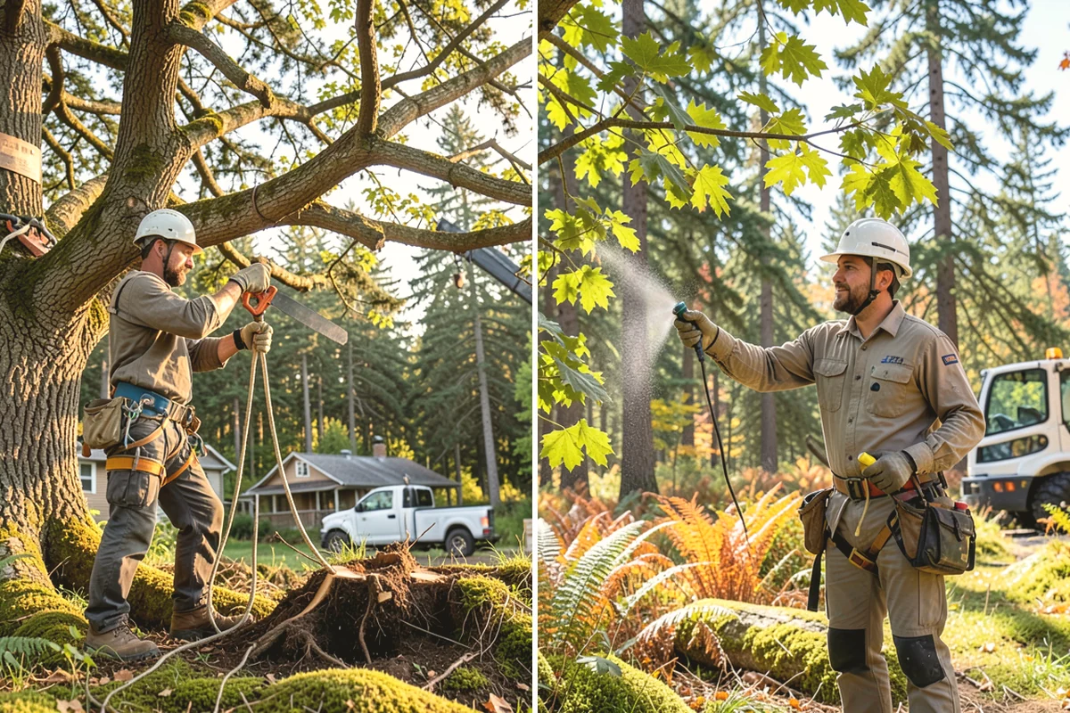 Emergency storm cleanup in Oak Harbor, Island County, WA - Assess damage and immediate hazards