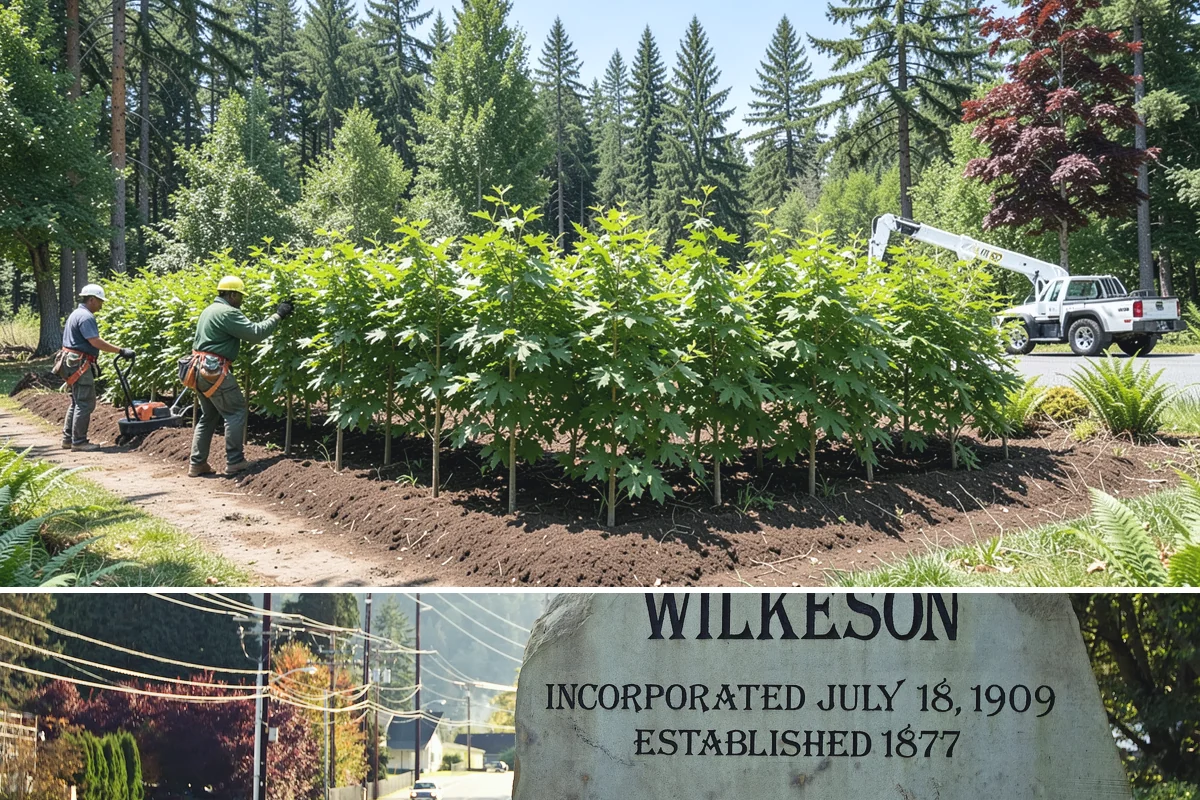 Emergency storm cleanup in Wilkeson, Pierce County, WA - This service is performed year-round during severe weather events in the Puget Sound region rather than being restricted to a...