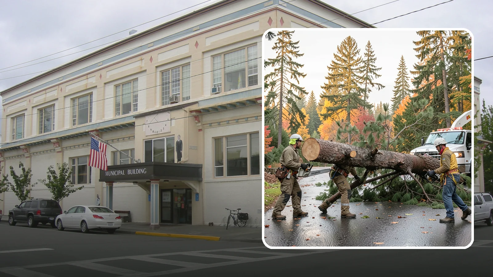 Emergency tree removal in Anacortes, Skagit County, WA - The urgent removal of trees that present an immediate danger.