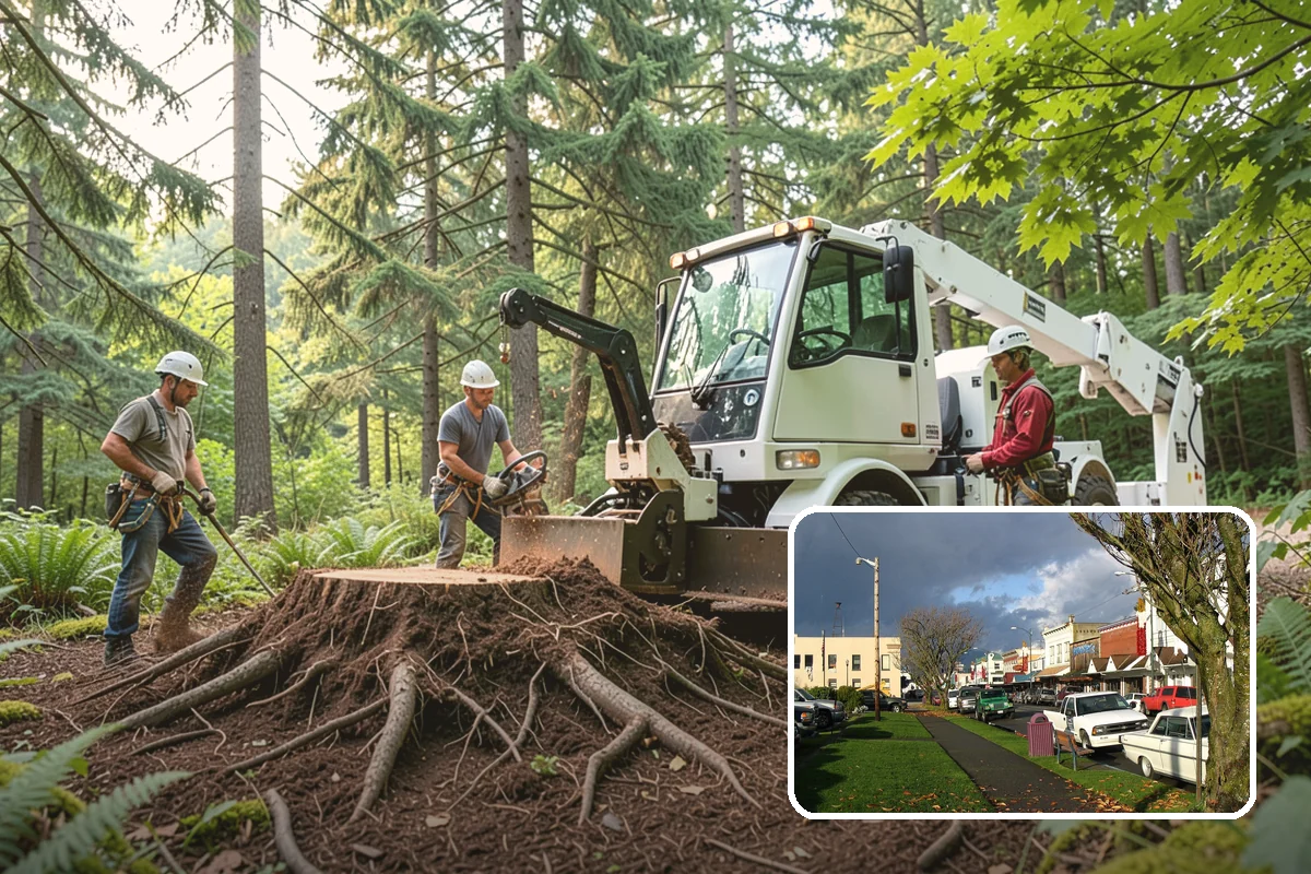 Emergency tree removal in Arlington, Snohomish County, WA - Removes safety hazards and reduces liability