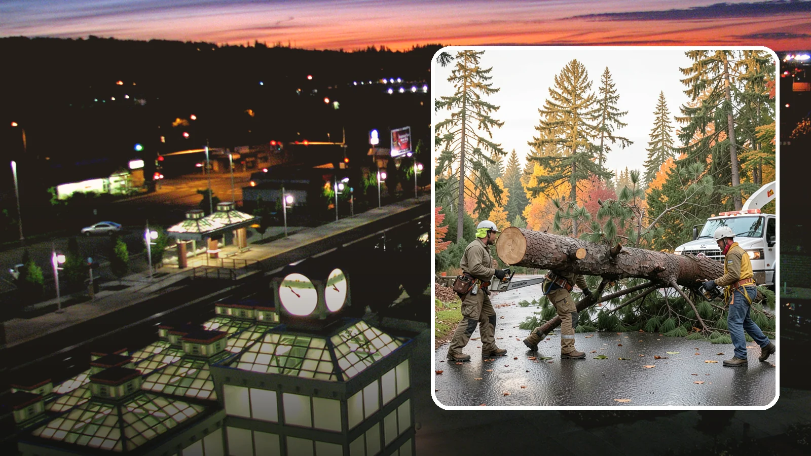 Emergency tree removal in Auburn, King County, WA - The urgent removal of trees that present an immediate danger.