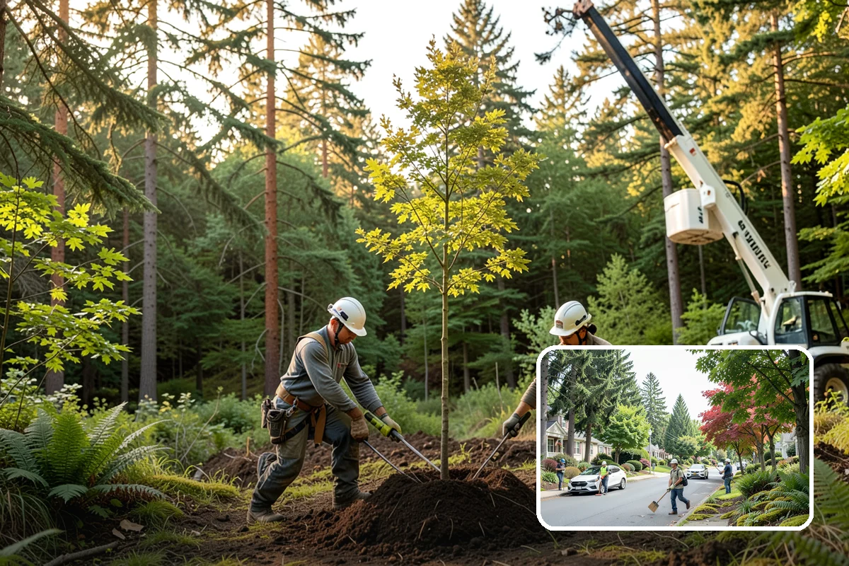 Emergency tree removal in Beaux Arts Village, King County, WA - Removes safety hazards and reduces liability