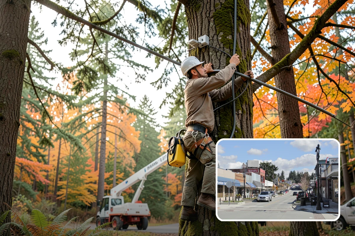 Emergency tree removal in Bothell, King County, WA - Removes safety hazards and reduces liability