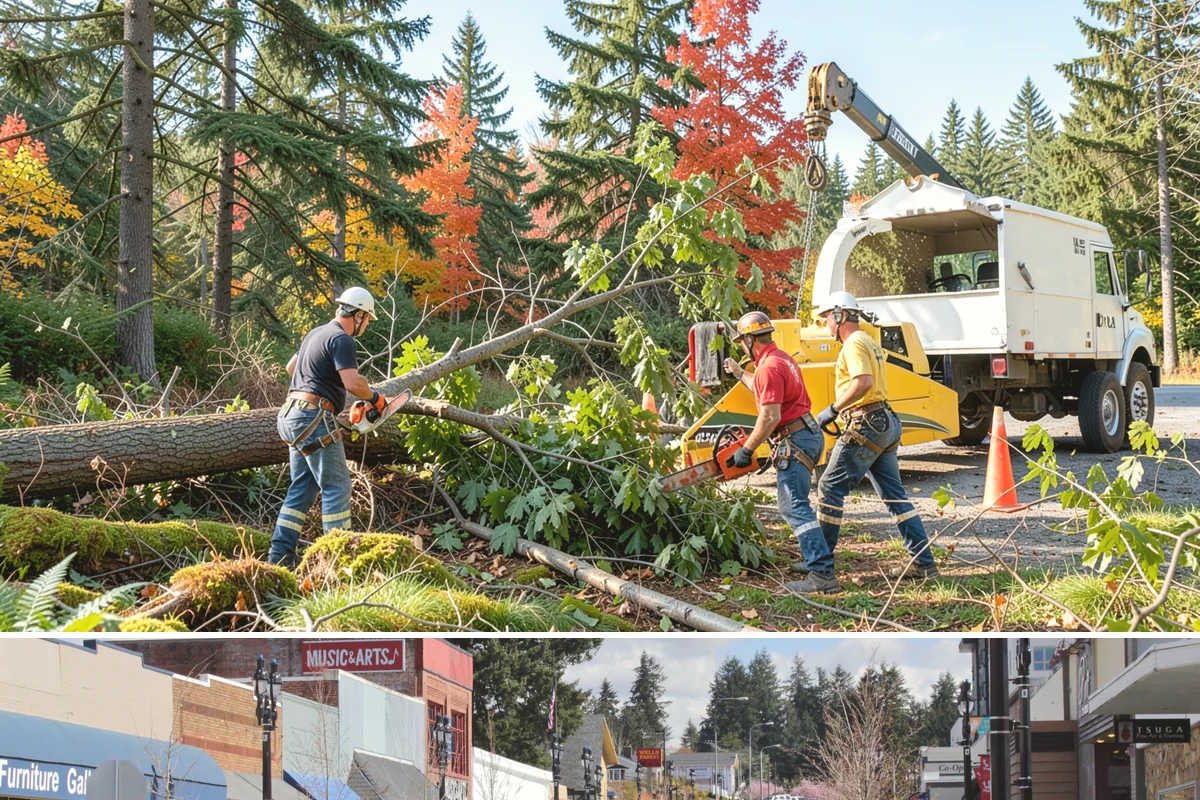 Emergency tree removal in Bothell, King County, WA - This urgent service must be performed immediately when a tree fails regardless of season, though crews in Puget Sound navigate...