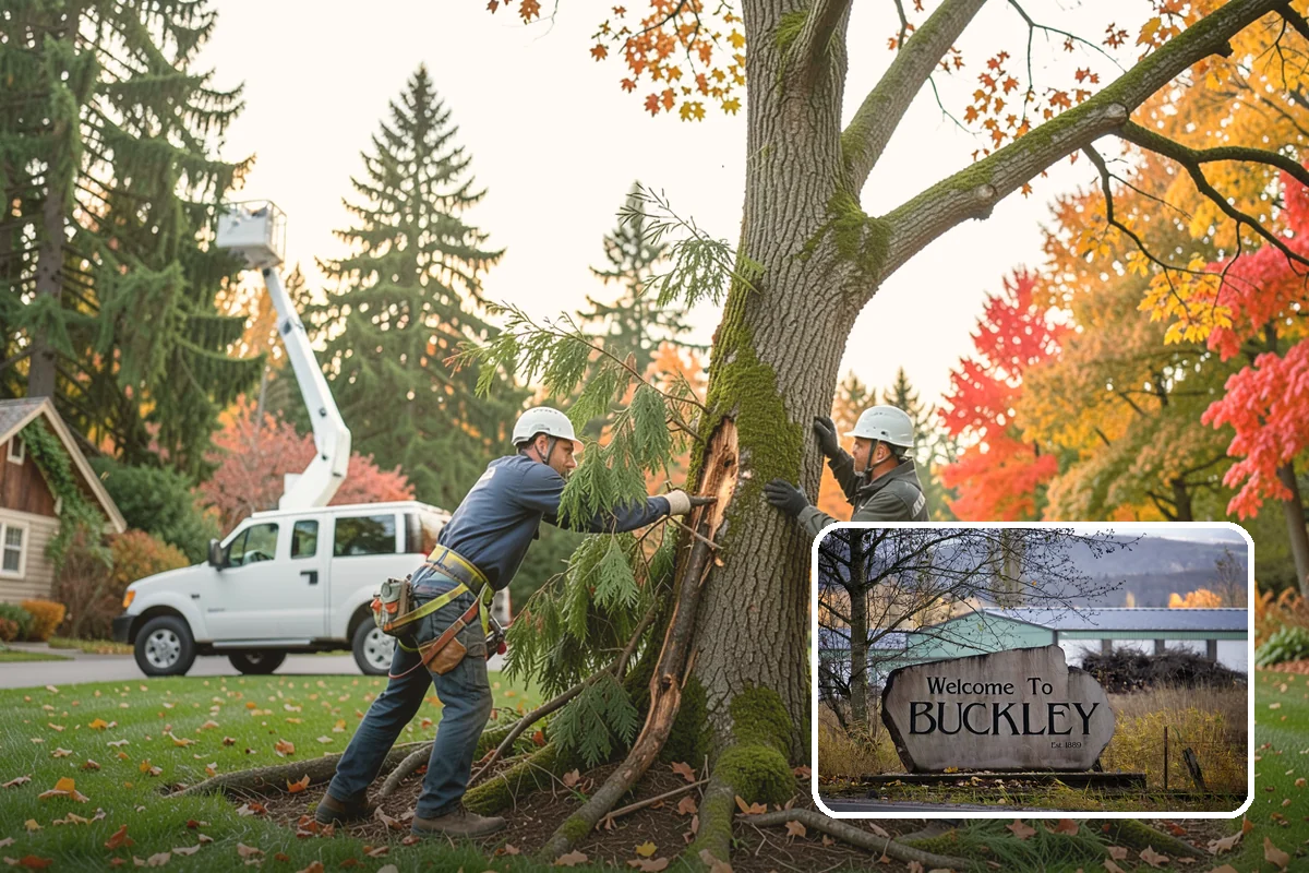 Emergency tree removal in Buckley, Pierce County, WA - Removes safety hazards and reduces liability