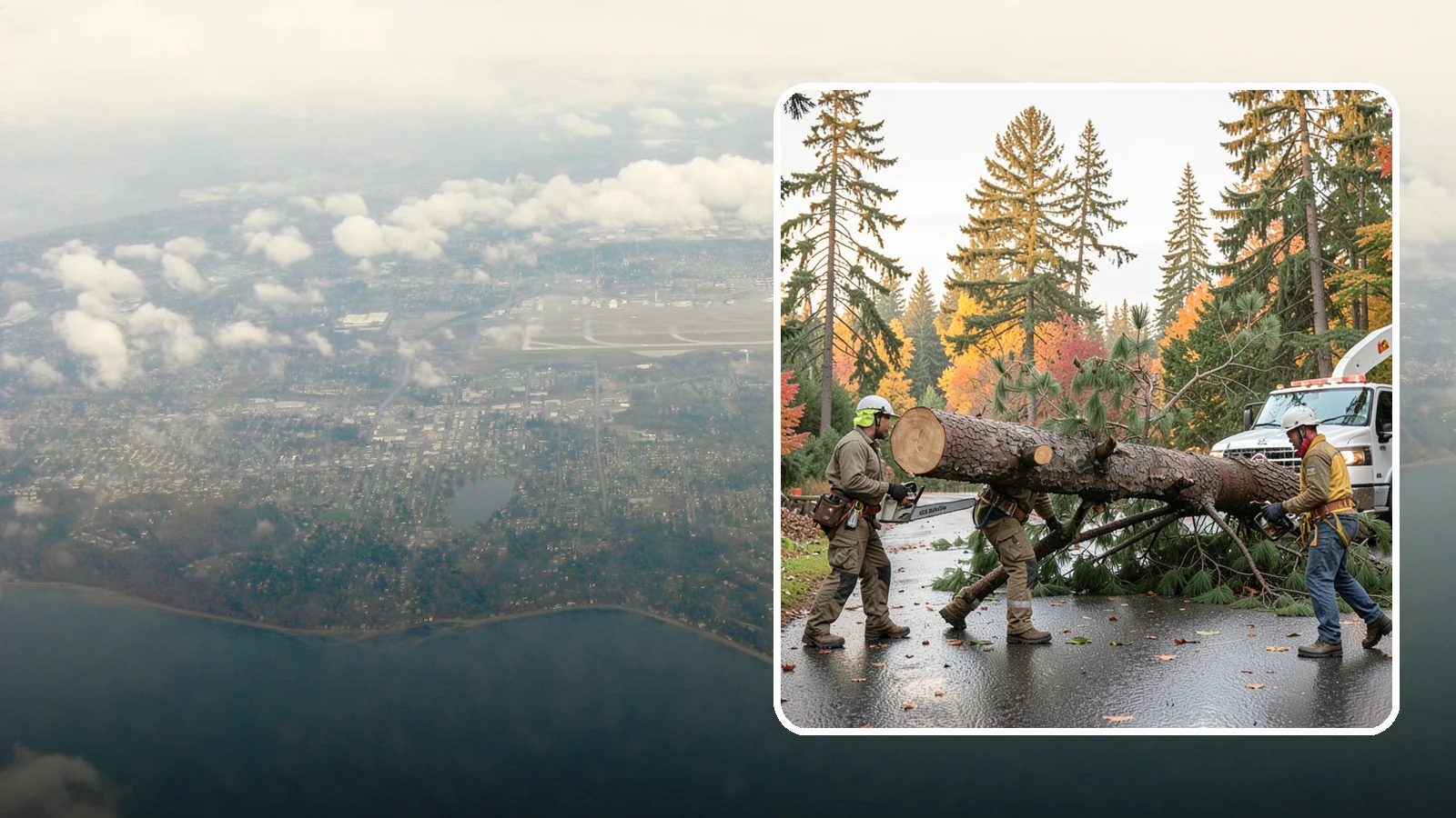 Emergency tree removal in Burien, King County, WA - The urgent removal of trees that present an immediate danger.