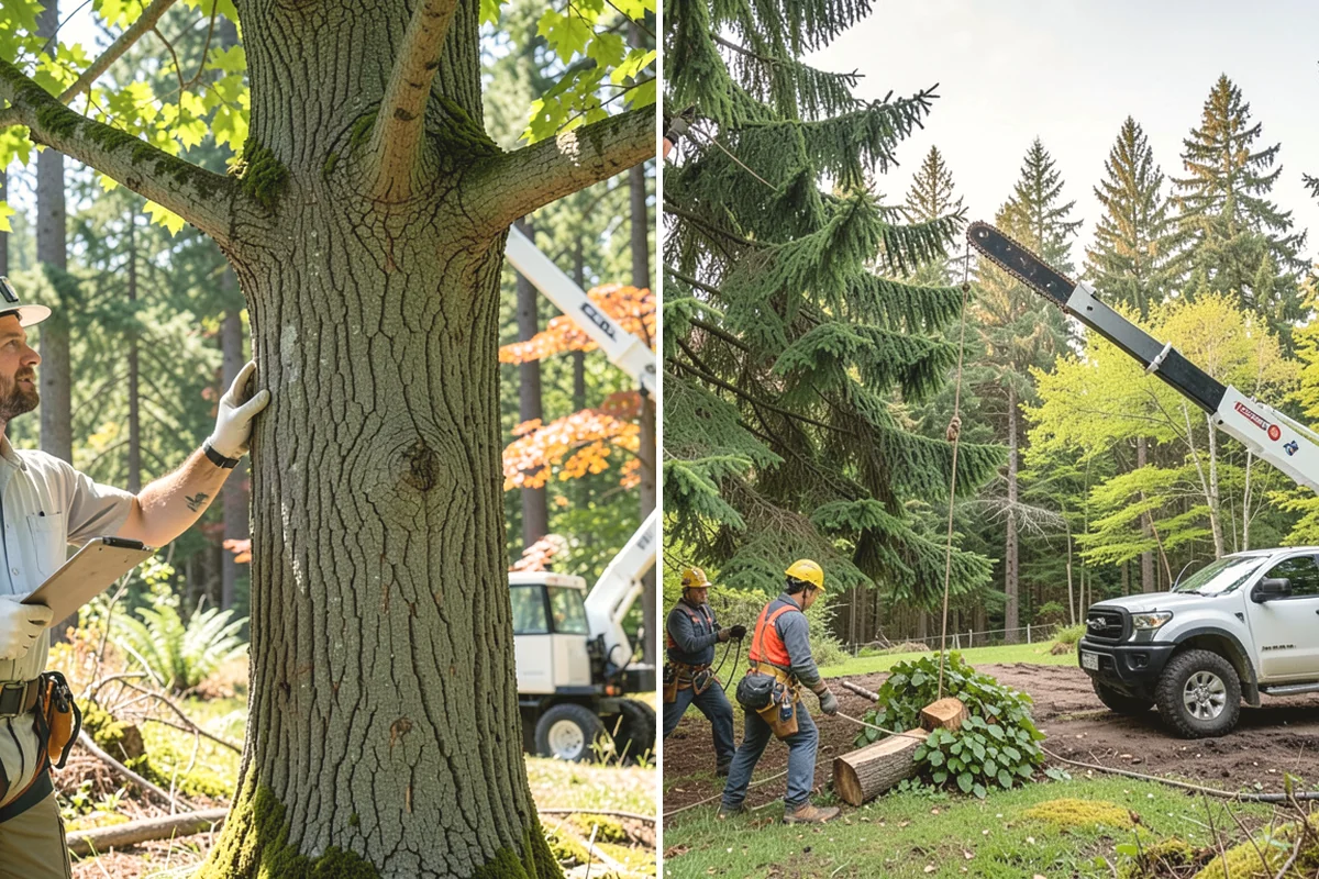 Emergency tree removal in Burien, King County, WA - On-site assessment and hazard evaluation
