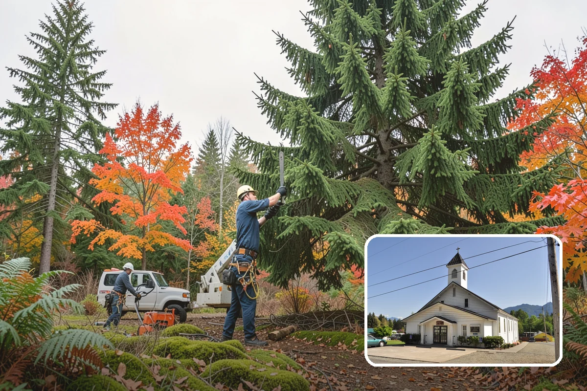 Emergency tree removal in Concrete, Skagit County, WA - Removes safety hazards and reduces liability