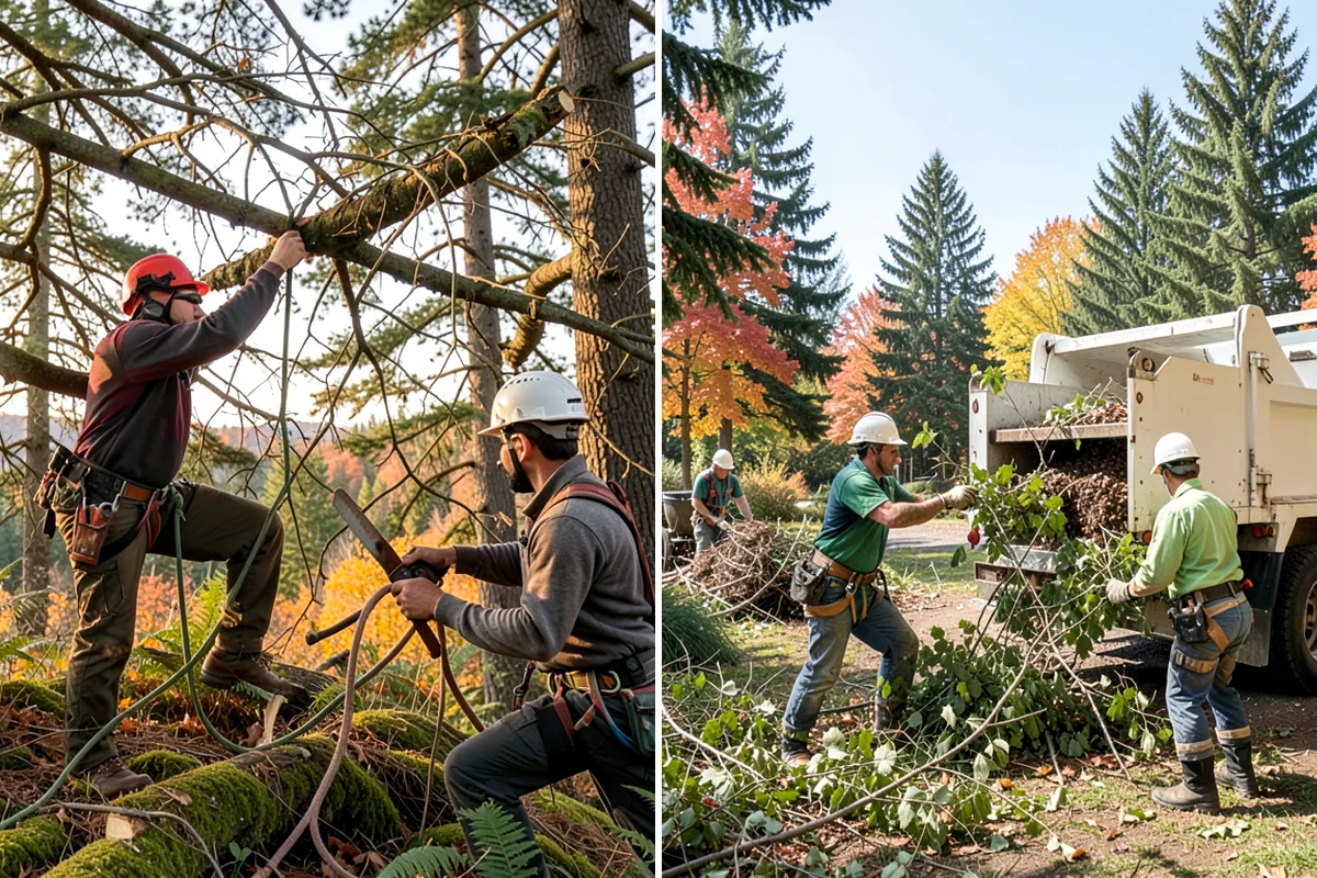 Emergency tree removal in Concrete, Skagit County, WA - On-site assessment and hazard evaluation