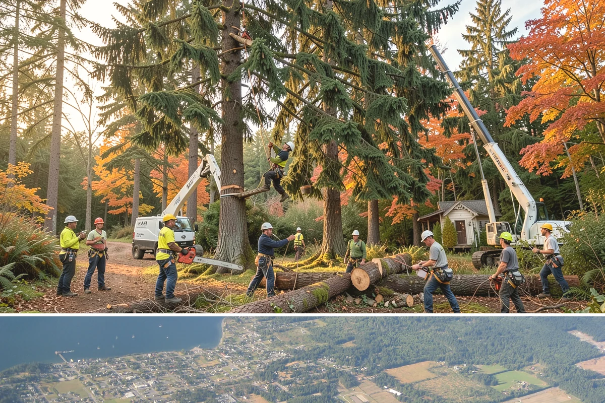 Emergency tree removal in Coupeville, Island County, WA - This urgent service must be performed immediately when a tree fails regardless of season, though crews in Puget Sound navigate...