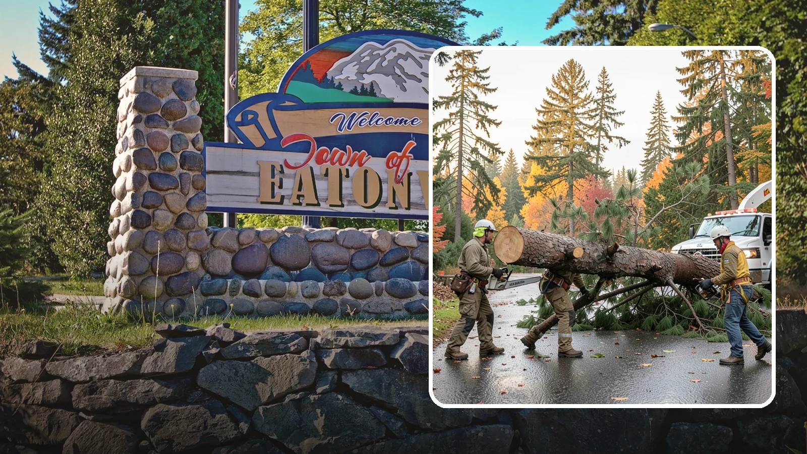 Emergency tree removal in Eatonville, Pierce County, WA - The urgent removal of trees that present an immediate danger.